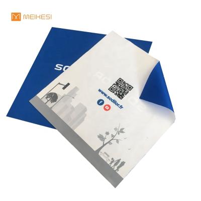 China Digital Printed Glass Microfiber Suede Glass Cleaning Cloth for sale