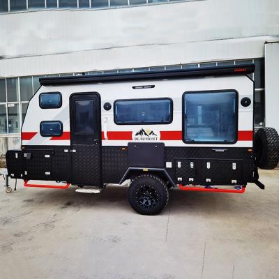 China New Design Travel Trailer Camper Caravan Trailer Luxury Off Road Outdoor Camper Trailers for sale