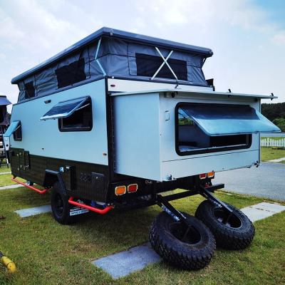 China Travel Trailer Commercial Grade Vinyl Interior Floor Off Road Travel Trailer Caravan Camping Trailer Camper for sale