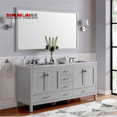 China Shangju Australia Dallas Cabinets In Malaysia For Office Building Bathroom Vanity Modern Popular Antique for sale