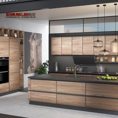 China China Latest Design Walnut American Kitchen Cabinet Doors Solid Wood Modern Made Solid Wood for sale