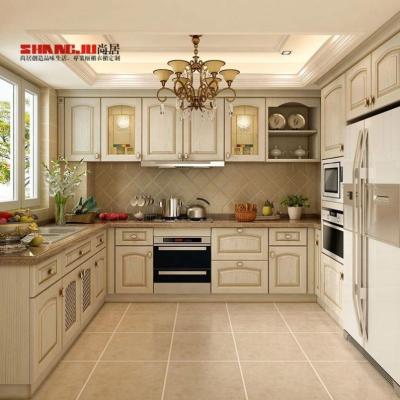 China Wholesale Modern Cabinet USA Modern Design Shaker Kitchen Set Solid Wood for sale