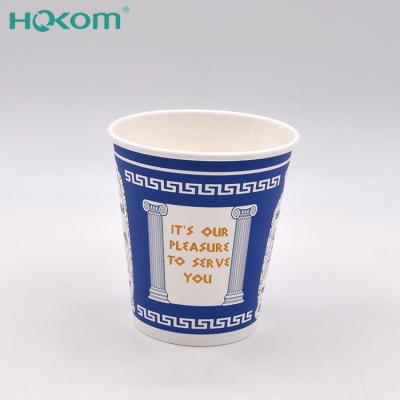 China Disposable hot sellings single wall PE coated disposable paper cup for take away cold drink cup coffee cups for sale