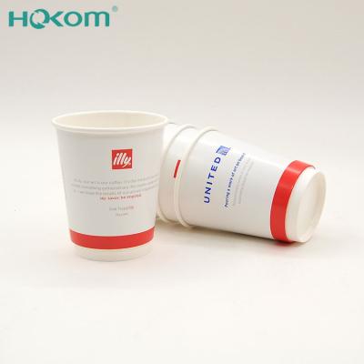 China Food Grade Paper Cups Double Wall Coffee Cup Eco-Friendly Waterproof Disposable Paper Cup for sale