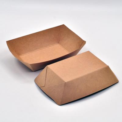 China Wholesale Disposable Biodegradable Food Lunch Box Eco-Friendly Packaging Disposable Boat Bowl for sale