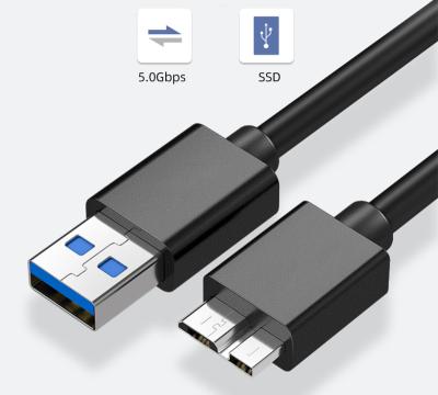 China For Computer For Hard Drive Customized Fast Charger USB 3.0 To Micro B USB3.0 Micro B Data Transfer Cable For Hard Drive Disk for sale