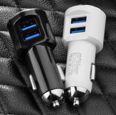 China For Mobile Phones / Tablets For Digital Devices Two Side USB Way Drop Left 5V 2.1A Car Charger Dual Adapter 2 for sale