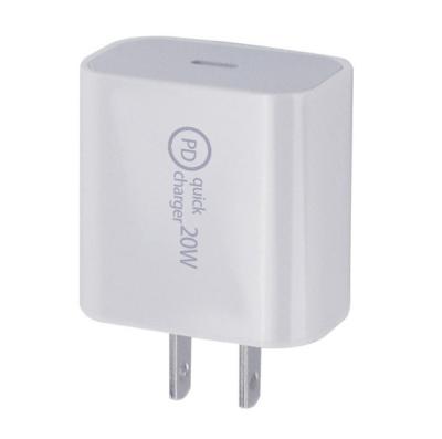 China New 20W USA Type-C USB C Wall Charger Travel MOBILE PHONE PD 3.0 Fast Charging Adapter for sale