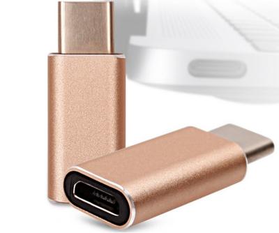 China For MAC For Cell Phones Aluminum Alloy Micro USB V8 USB3.1 To Type C Adapter USB-C Converter for sale