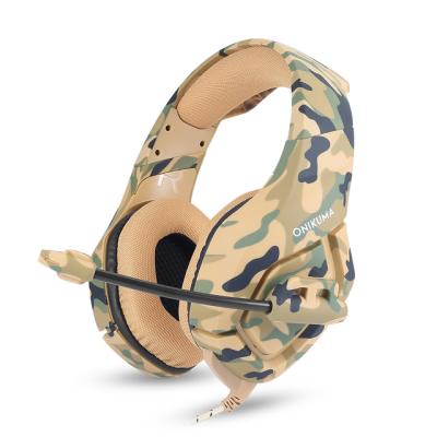 China ONIKUMA Headband Camouflage Headset For PS4 Game Earphones Gaming Headphones With MIC For Xbox One Switch PS5 PC Tablet Mobile Headphones for sale