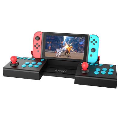 China Gamepad Controller Joystick IPEGA PGSW002 Dual Arcade Joystick for Switch Lite Radio Battle Rocker for Switch Game Street Fighter Controller New for sale