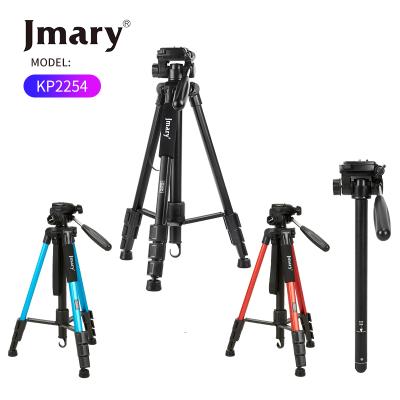 China Jmary Kp2254 65Inch Dslr Camera Stand PORTABLE Aluminum Tripod With Travel Bag For Live Streaming Vlogging for sale