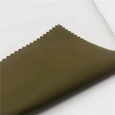 China 260T Waterproof High Quality Polyester Waterproof Cloth Milky Coated 100% Pongee Fabric For Bag for sale