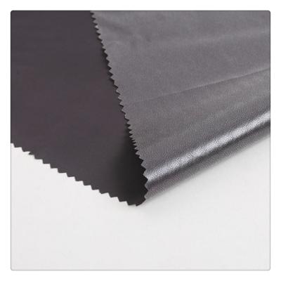 China Full twist 100% polyester antistatic mitated memory fabric breathable tpu laminated polyester fabric oekotex for sale