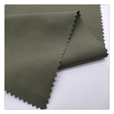 China Wholesale Plain Cotton Feel Imitated Memory Fabric 100% Spun Polyester Dye Fabric Anti-Static For Jacket for sale