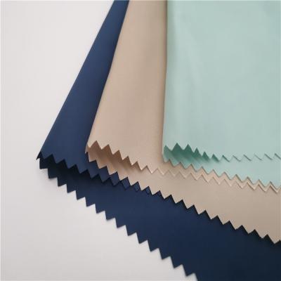 China 50D Polyester Anti-Static Fabric 100% Polyester Taffeta Waterproof Imiated Memory Fabric With Sheen Weft Yarn for sale