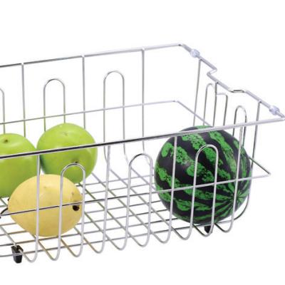 China Wholesale Without Faucet Sink Draining Stainless Steel Metal Wire Kitchen Dish Storage Rack For Kitchen for sale