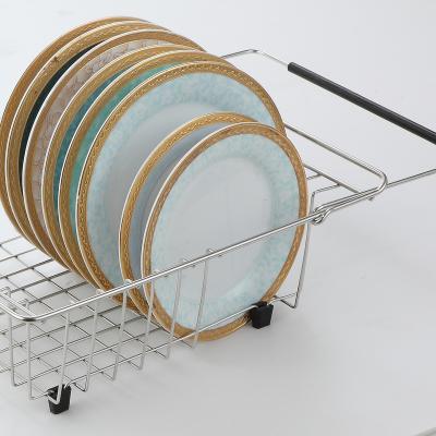 China Factory Directly Selling Stainless Steel Dish Rack Dish Rack Viable Kitchen Dish Rack Steel Dish Rack Rack for sale