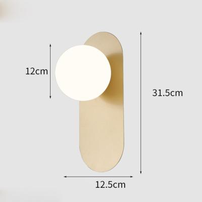 China High Quality LED Wall Light Durable Using Metal Glass Wall Light Decor Hotel Sconce Wall Light for sale