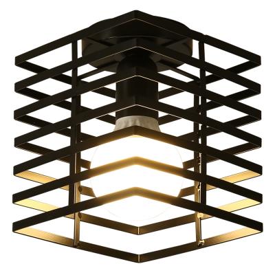 China Retro Black Hot Sale Ceiling Light Mounted Led Modern Pendant Light Lamp Living Room Ceiling Lamp for sale