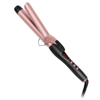 China Quick Heat Up Private Label Long Hair Curling Iron Ceramic Barrel for sale