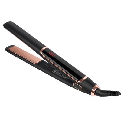 China 2021 Hotel Ceramic Flat Iron Hair Straightener Pink Straightener for sale