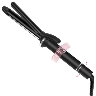 China All Types Product Professional Ceramic Curling Hair Iron Rotating Turn Knob Hair Iron New for sale