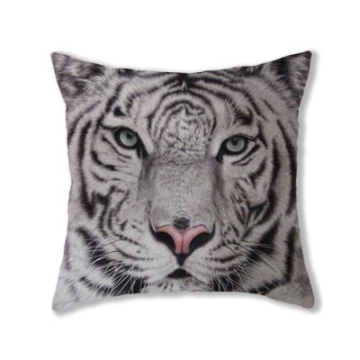 China Modern Square American Therapy Style Hotel Cushion Cover Woven Animal Printing Cushion Case for sale