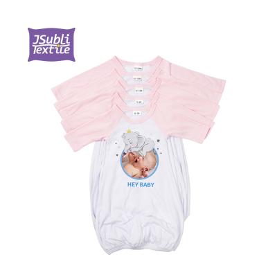 China Custom 100% Polyester Sublimation New Arrival Baby Party Dress Adorable Floral Long Sleeve Knit Cotton Baby Dresses Baby Boy Raglan Rompers for sale