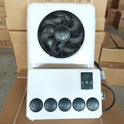 China Cabin Cooling Heavy Duty Truck Cabin Sleeper Aircon Air Con 12v Parking Electric DC 24v Air Conditioner For Truck for sale