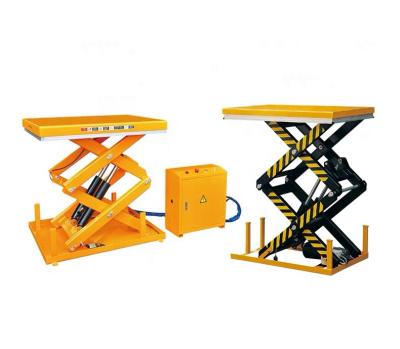 China Factory 6m Fixed Electric Hydraulic Scissor Lift Platform 0.5 1 2 3 4 5 10 Ton Cargo Freight Lift Stationary Platform 380v for sale