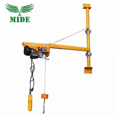 China Small home use electric hoist for home use with wall or ground scaffolding support for sale