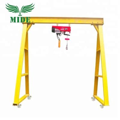 China Gantry Crane Mini Single Girder Portable Gantry Crane Price In China for sale