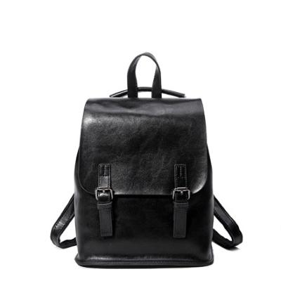 China 2021 Wholesale Manufacturer Fashion Genuine Leather Anti-theft Shoulder Bag For Women Work Backpack Travel Bags for sale