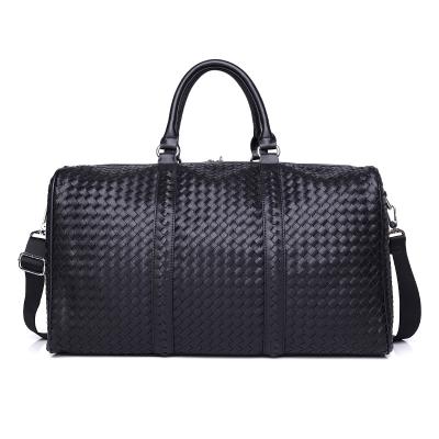 China Breathable Female Gym Handheld Large Capacity Sports PU Bag Travel Style Storage Bag Male Woven Luggage Bag for sale