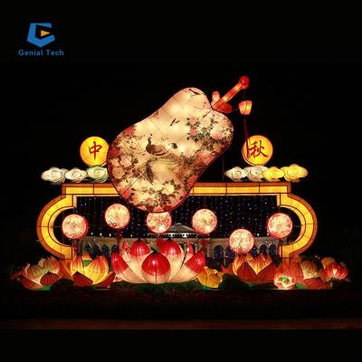 China Beautiful China Lantern Exhibition Lantern Park Waterproof Mid-Autumn Lantern Festival for sale