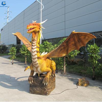 China AD-05 Venue Amusement Park Outdoor Or Indoor Animatronic Flying Dragon For Sale for sale