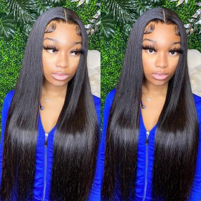 China 2022 Wholesale Hot Selling Straight Cuticle Aligned Human Hair Full Lace Wigs Unprocessed Brazilian Virgin Hair for sale