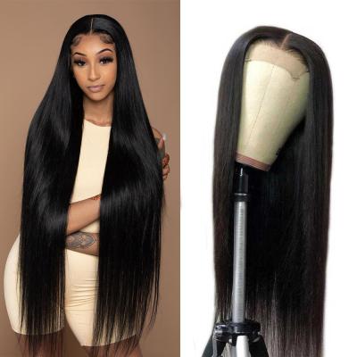 China Wholesale Sellers Silky Straight Brazilian Wave Hair 13x4 Lace Front And Headband 360 In Stock Long Silky Straight Wigs for sale