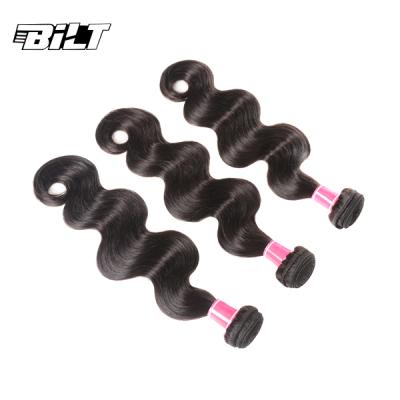 China Factory Super Exotic Virgin Wholesale Natural Black Body Wave Color Hair Bundles Weave for sale