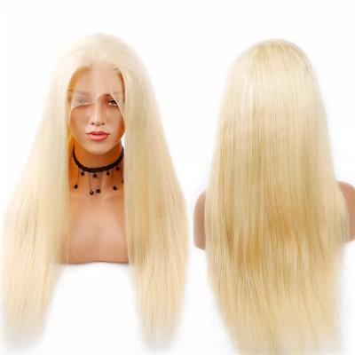 China Silky Straight Wave Wig Hair, 40 Inch Virgin Hair Wig, 613 Blonde Brazilian Full Lace Wigs For Women for sale