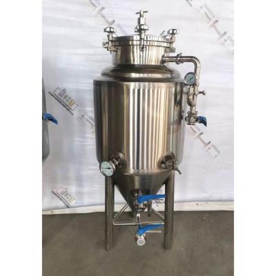 China GHO 100L Home Brewery Stainless Steel Conical Fermenter for Beer Fermentation Tank for sale