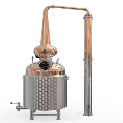 China Red Copper/SS304 Still Alkohol Destillerie Maschine für Gin Destillation zu erschwinglichen Preisen zu verkaufen