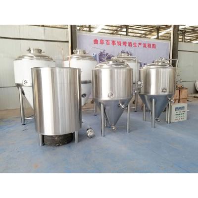 China GHO Fermentatie Bierbrouwmachines voor commerciële verkoop 480 kg 60° bodem kegel Te koop