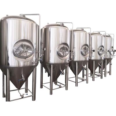 China Electricity/Steam/Fire Heating Conical Fermentation Tank for Small Batch Brewing for sale