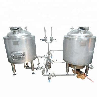 China Fully Automated Home Beer Brewing Equipment with 3mm Inner and 2mm External Tank Thickness for sale