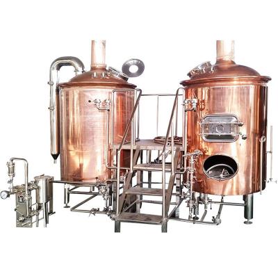 China Equipamento de fabricação de cerveja artesanal de aço inoxidável GSTA 1000L à venda