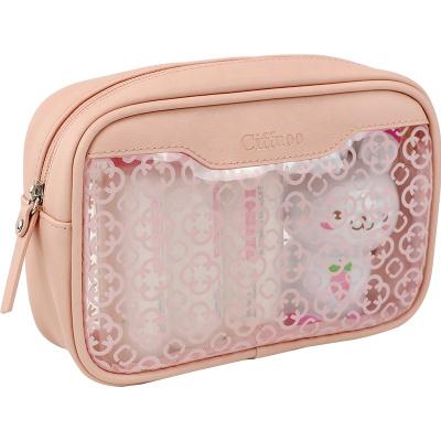 China Portable Transparent Embarking Portable Cosmetic Bag Travel Supplies Storage Bag for sale