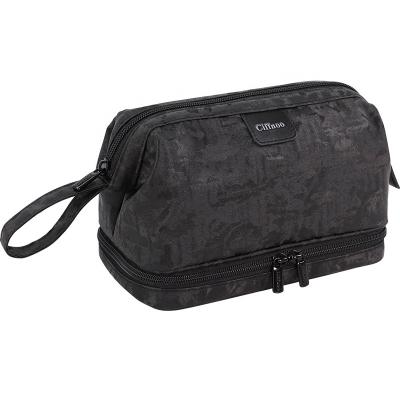 China Camouflage Design Portable Wholesale Mens Toiletry Bag For Travel for sale