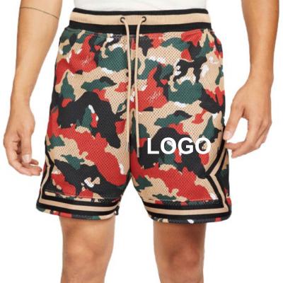 China 2022 Summer OEM Camo Camouflage Men's Breathable Mesh Shorts For Men 5 Inches QUICK DRY Custom Wholesale Clothing for sale